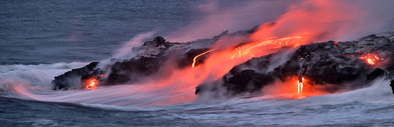 Lava Meets the Ocean